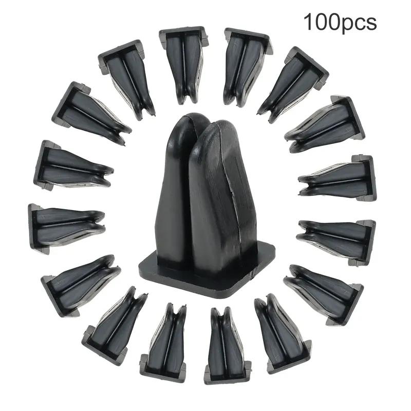 

100Pcs 63171367868 Black Plastic Car Moulding Trim Expanding Nuts Fits for BMW Auto Fastener Clips Car Interior Accessories