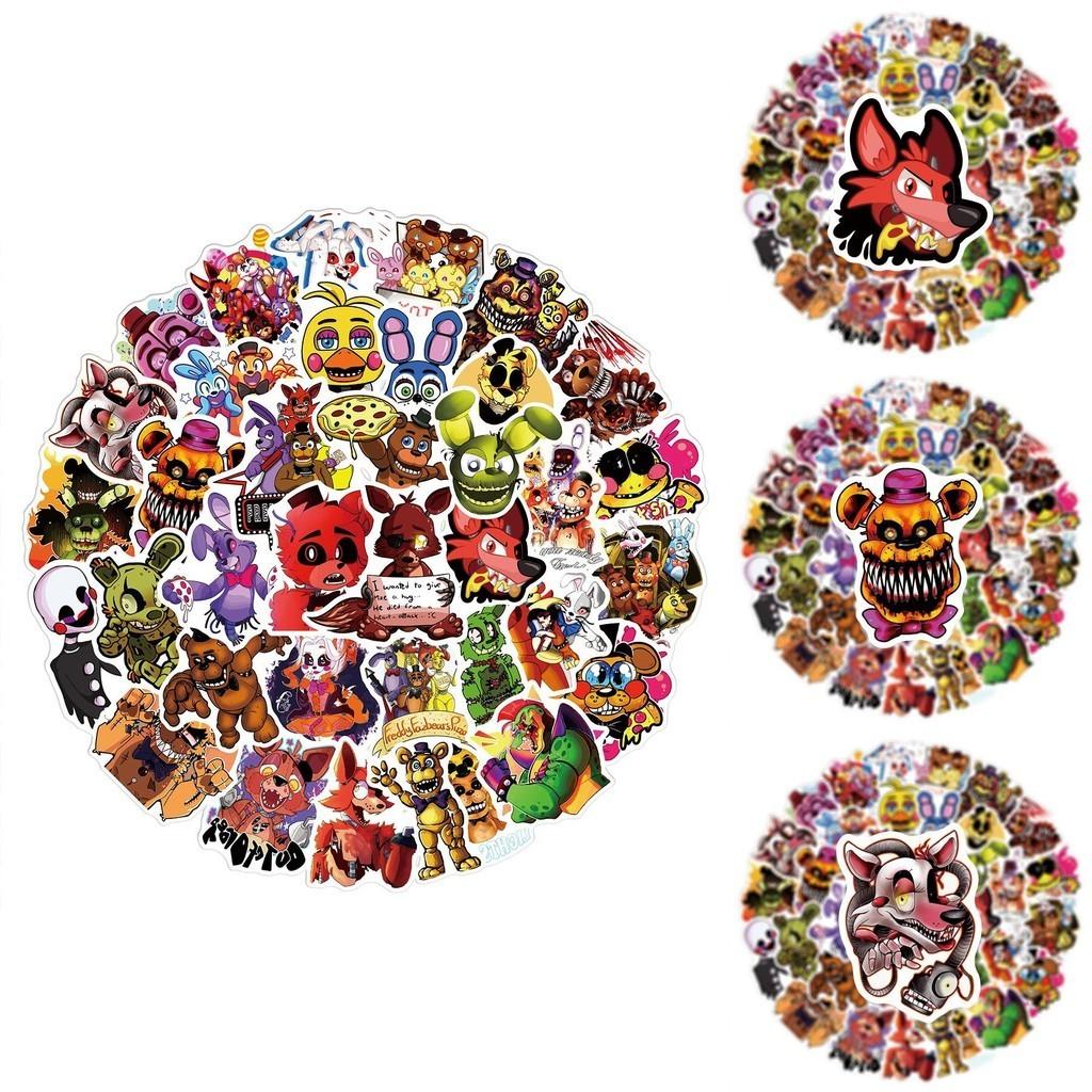 Fnaf Security Breach Cartoon Game Anime Stickers For Luggage And Phone