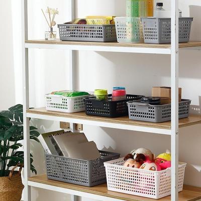 6 Stück Aufbewahrungskörbe Box Kompaktes Aussehen Platzsparender Behälter Organizer für