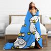 Cute Cartoon Duck Blanket Quality Super Soft Throw Blanket Winter Girls Boys Outdoor Funny Bedspread