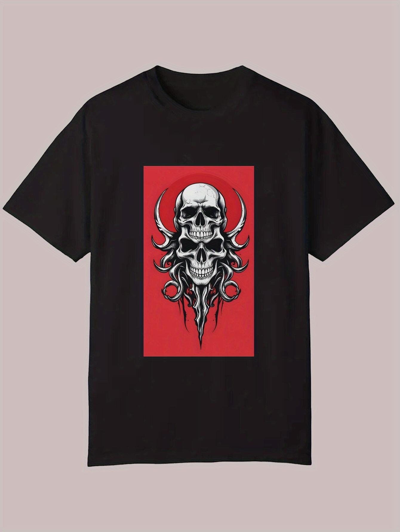 Adult Summer Casual Round Neck Polyester (Polyester) T-shirt L