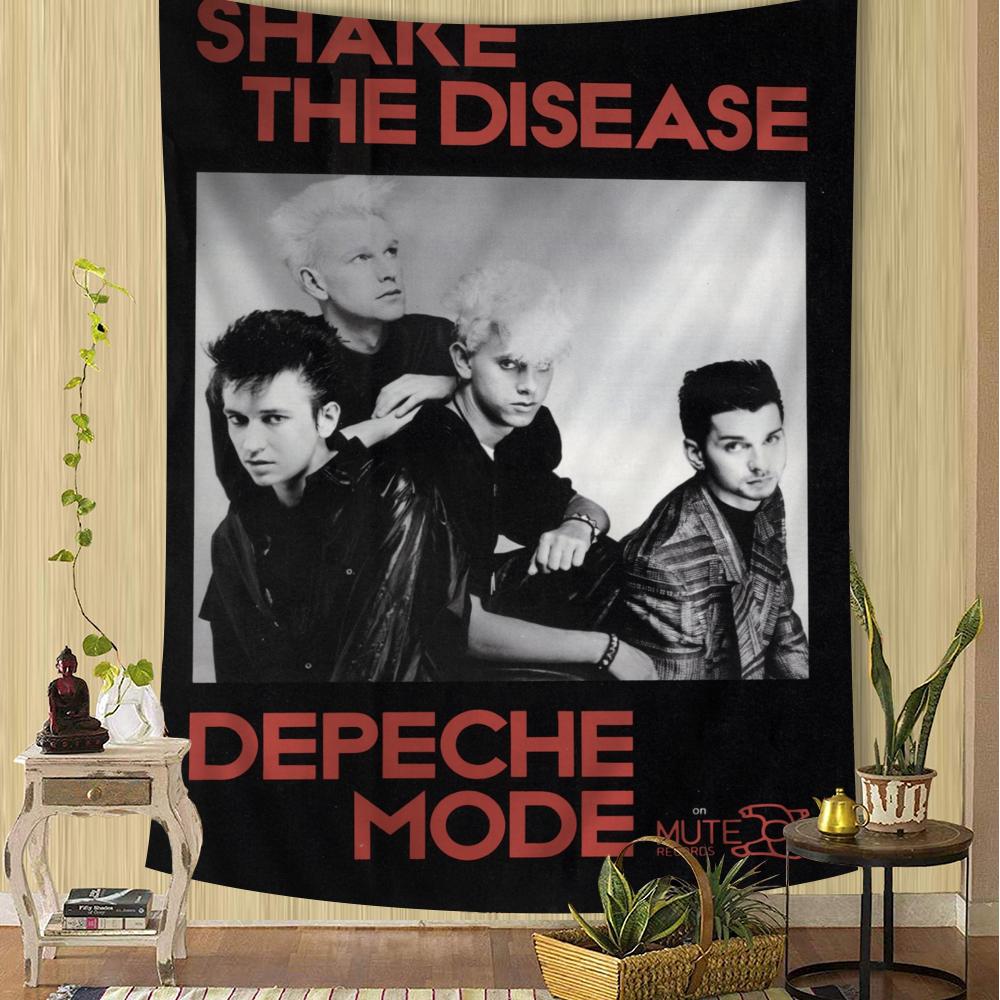 Cantante Star Depeche Mode Arazzo Colorato da Appendere alla Parete Arazzi da Parete Bohemien Lenzuola con Mandala da Appendere alla Parete