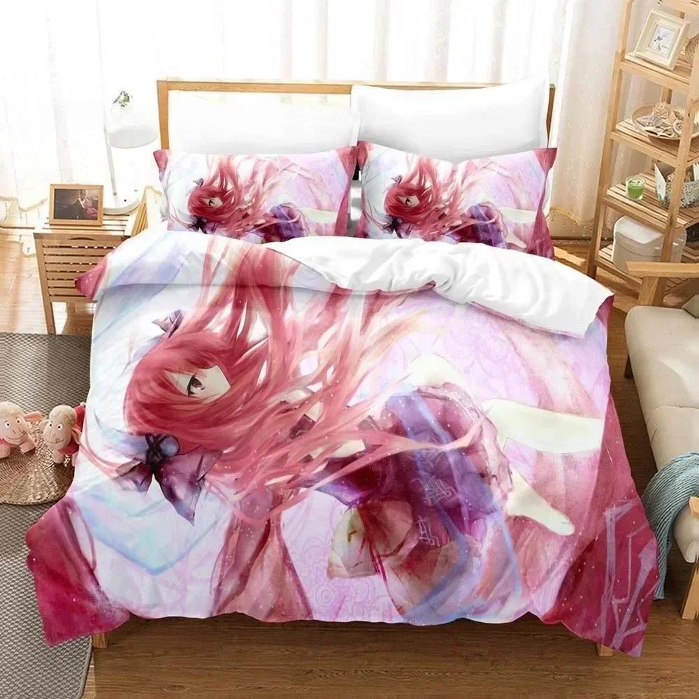 3D  Kawaii Girls Date A Live IV Bedding Set Single Twin Full Queen King Size Bed Set Adult Kid Bedroom Duvetcover Sets