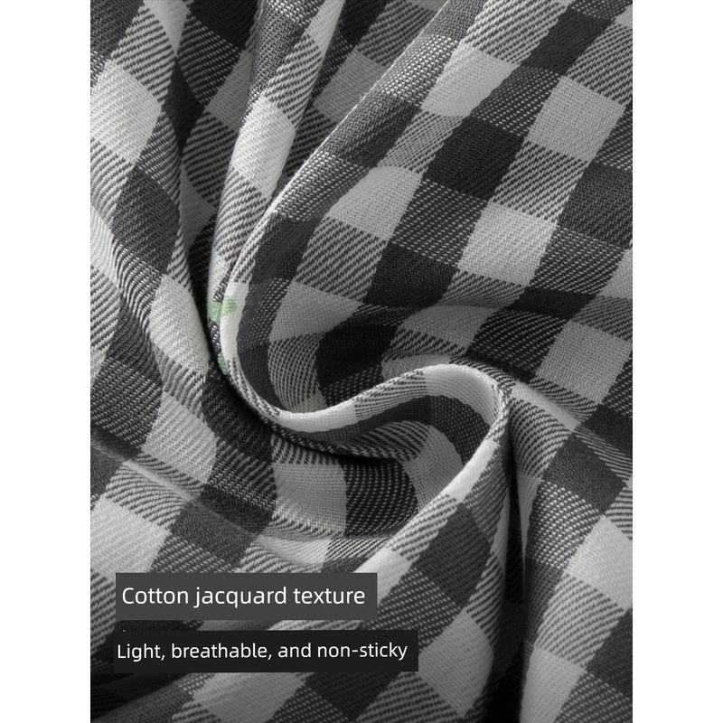 David Bella Girls' Class a Pants Children's Pure Cotton Jogger Pants 2026 New Spring Collection Baby Plaid Lantern Pants