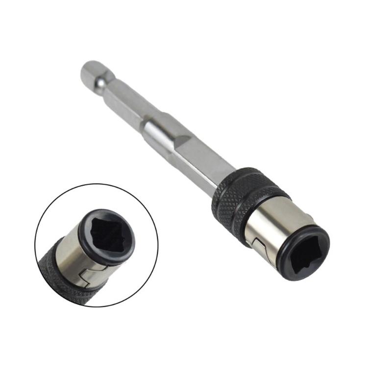 High Quality Steel 1/4 Hex Socket Converter Drill Bit Adapter Drive Extension Rod For Mechanical Assembly Vehicle Repair