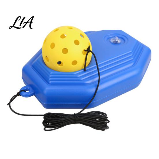 Pickleball Practice Set Solo Trainer with Fillable Base, Portable Tennis Rebounder Base Rebound Ball & String Ball, Beginners Training Aid for