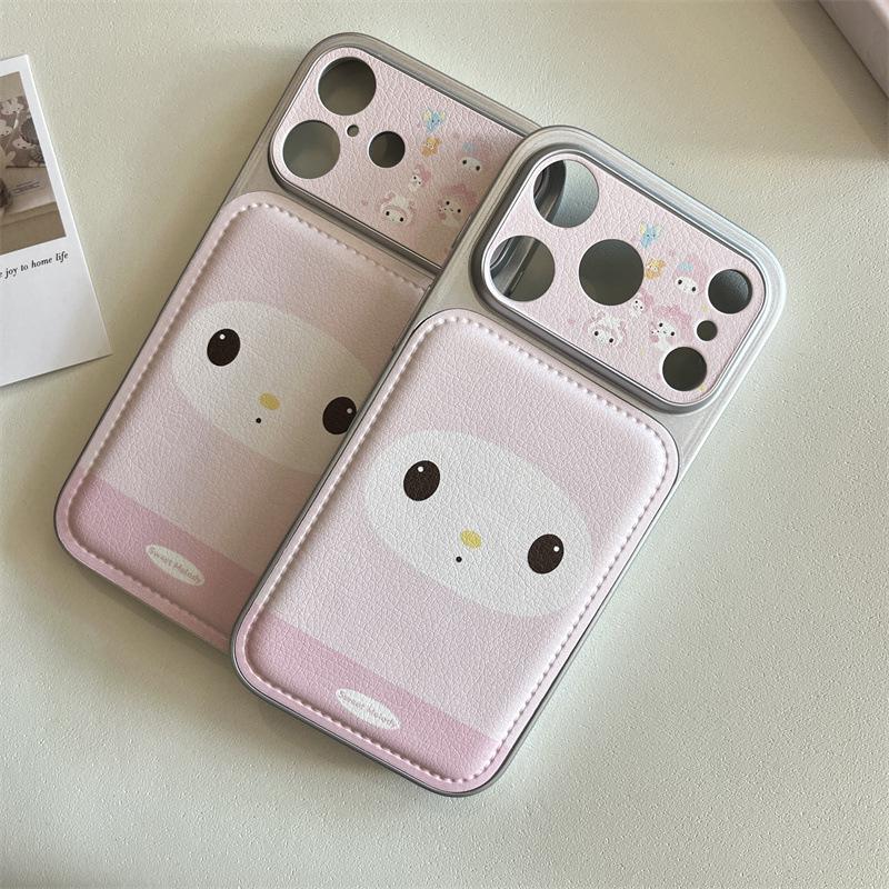 Cartoon Melody iPhone 15/14 Pro Max Anti-Fall Case with Large Window