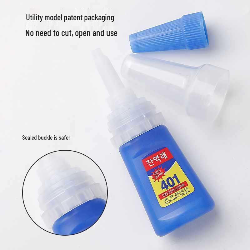 Quick-Dry Universal Super Glue for Metal, Wood, Plastic, Glass, and Shoe Repairs