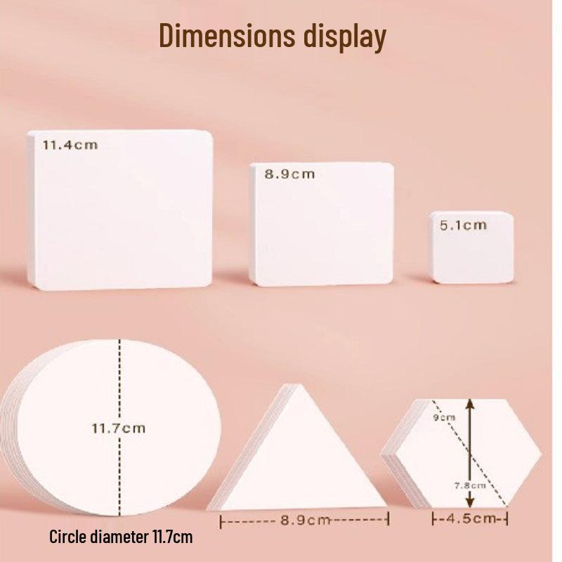 8K Thick Watercolor Pad for Students - Round Children's Blank Drawing Paper for Gouache Paints