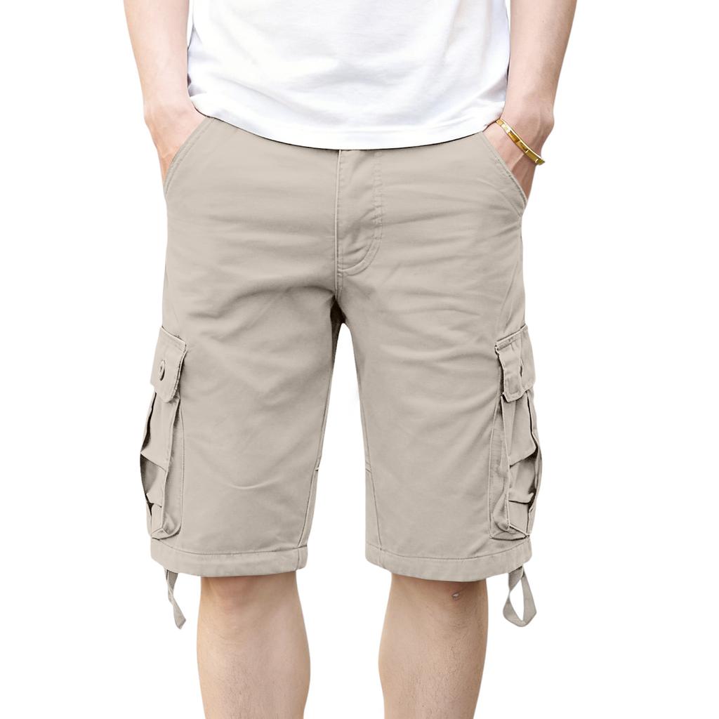 Men's Casual Workwear Multi-Pocket Shorts
