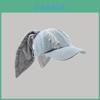 Denim Baseball Cap With Rabbit Ear Design For Street Style And All Seasons