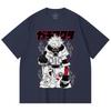 230 Gsm 100% Cotton Gachiakuta V5 Rudo White Print Unisex Heavy Cotton T Shirt