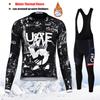 2027 UAE Team Winter Thermal Fleece Cycling Jersey Set Long Sleeve Bicycle Clothing MTB Bike Wear Maillot Ropa Ciclismo Cycling
