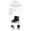 Nike Bota Flex Advance Cómoda Versátil Duradera Cálida Zapatos de Caña Alta para Caminar Zapatos de Bebé Negro DD0303-005