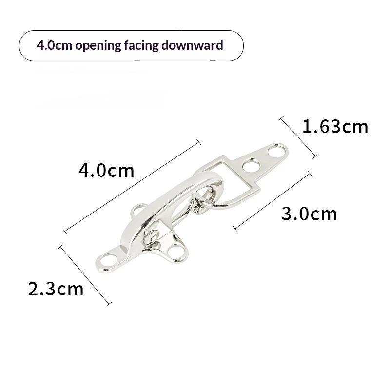 1 Paar Metallschnallen Handtaschenriemen Haken Schraube Dekorative Hummer-Karabinerverschluss Knopf Jacken-Gürtelschnalle Zubehör