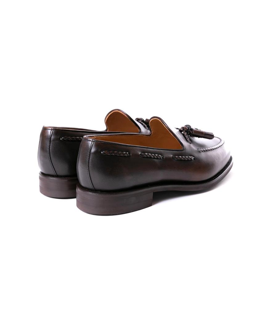 [Berwick 1707] [Official] Tassel Loafers Smooth (SI CALF) 4340SIDABR Dark Brown 26.0cm | Berwick | Dainite Sole | Goodyear Welted Construction | Last: