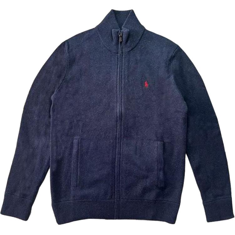 

Polo Ralph Lauren Свитер с воротником-стойкой, карманом на молнии и длинными рукавами, мужской свитер 710959584-001 XS