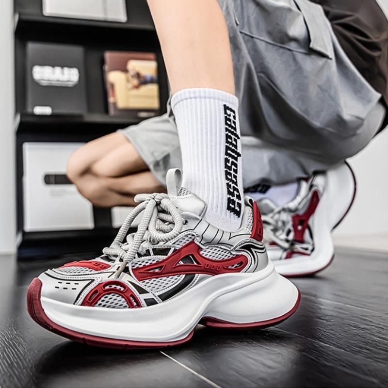 Fashion Men's Casual Sneakers Breathable Comfort Mesh Running Shoes Men's Fashion Versatile Ultra-light Shock Sneakers Zapatillas Hombre