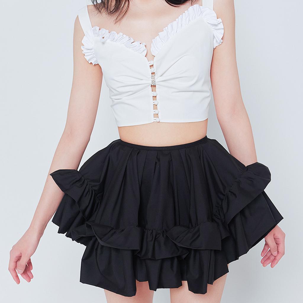 Leobyui Black Cloud Skirt