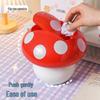Mini Mushroom Swing-Lid Desktop Trash Can