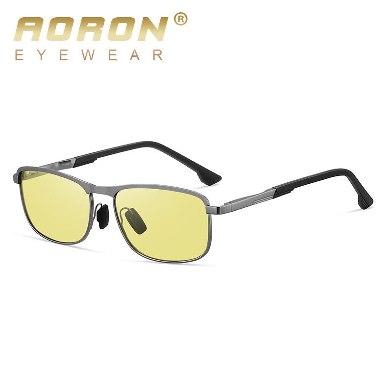 aoron Driving Polarized Sunglasses Outdoor UV Protection Discoloration Sunglasses Fashion Glasses