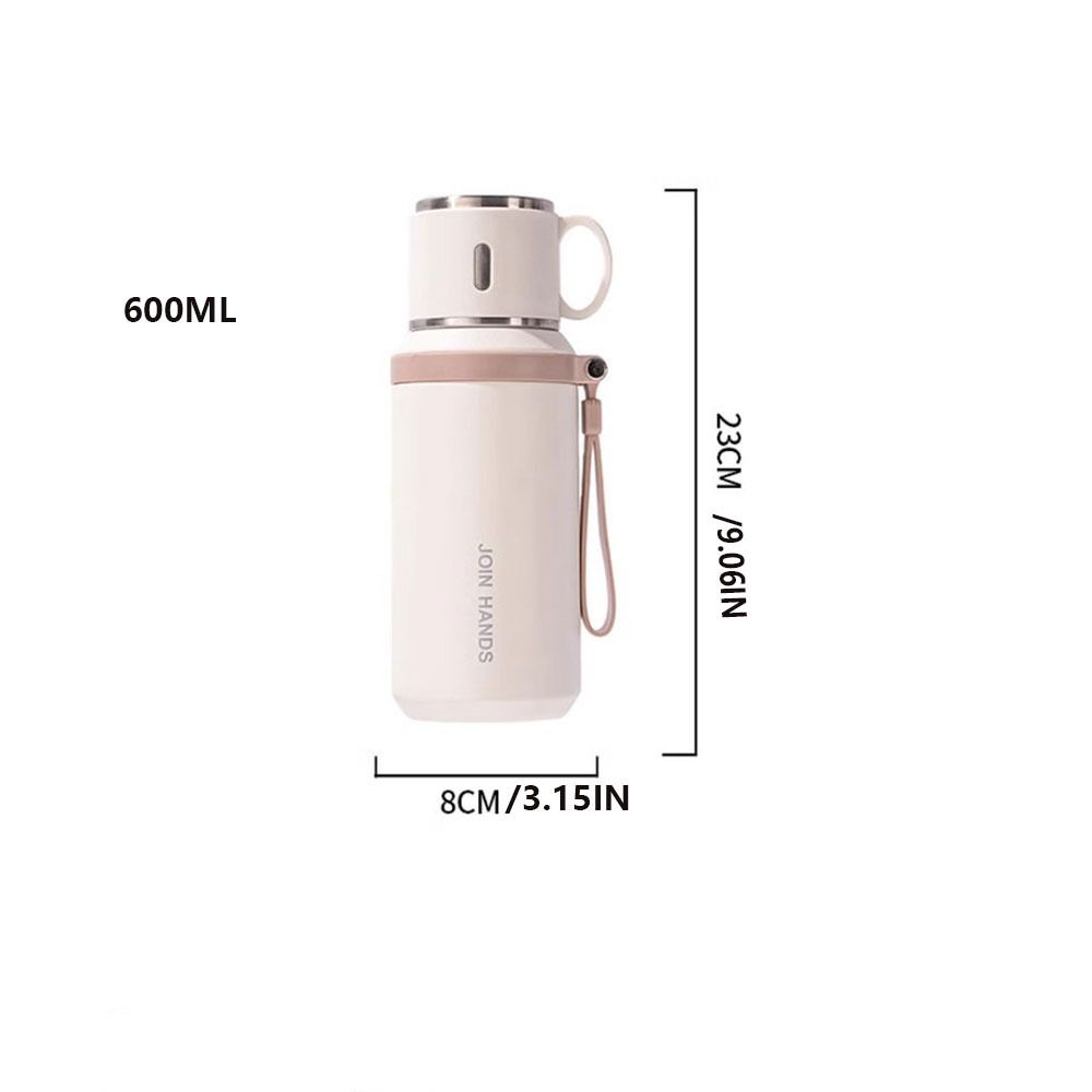 With Rope Sports Insulated Kettle Tea Water Separation Thermos Bottle Outdoor