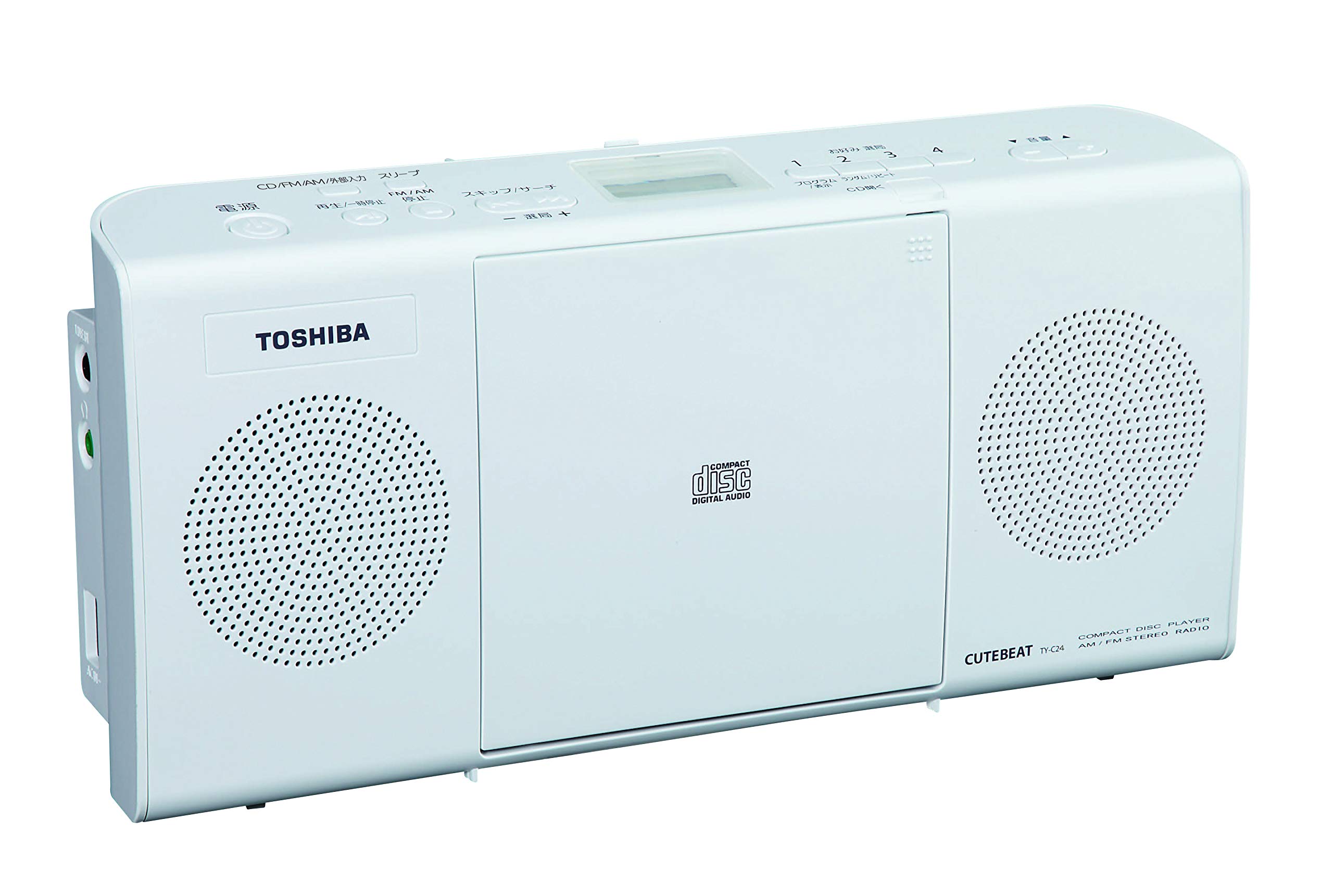 

Toshiba AUX Stereo CD Radio White TY-C24 (W) білий