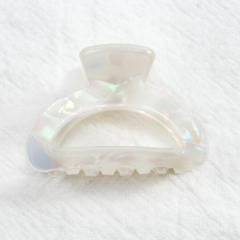 Fashion Design Acetate Mini Half Circle Hair Clip Crab Claw Clip Women's Girls Hair Clip Hair Accessories