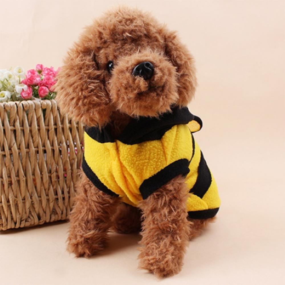Dog Coat Outfit Pet Hoodie Clothes Cute Fancy Puppy Apparel Costume Cat Bee Style