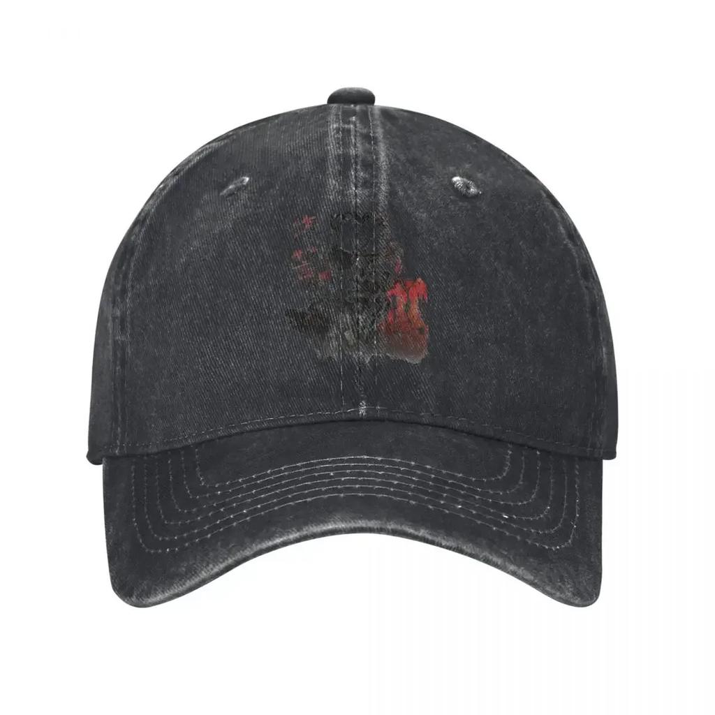 MGS Metal Gear Solid Game Baseball Caps Vintage Distressed Denim Sun Cap Unisex Outdoor Running Golf Adjustable Caps Hat