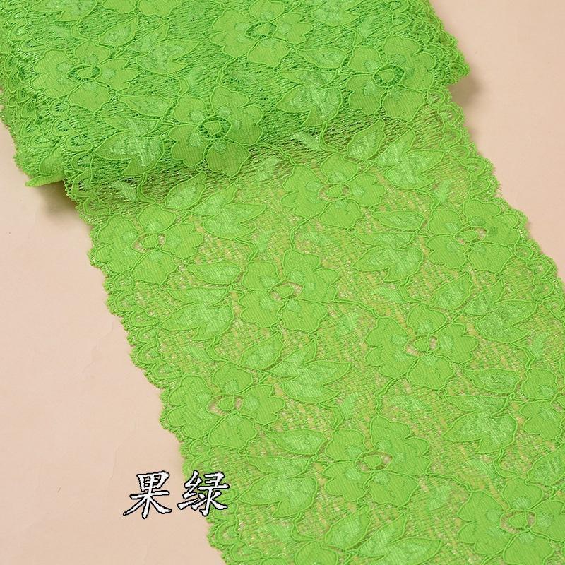 1 yard elastická krajková lemovací stuha pro šití Spandex Nylon 16cm Pletené doplňky Sukně Spodní prádlo Oblečení Doplňky