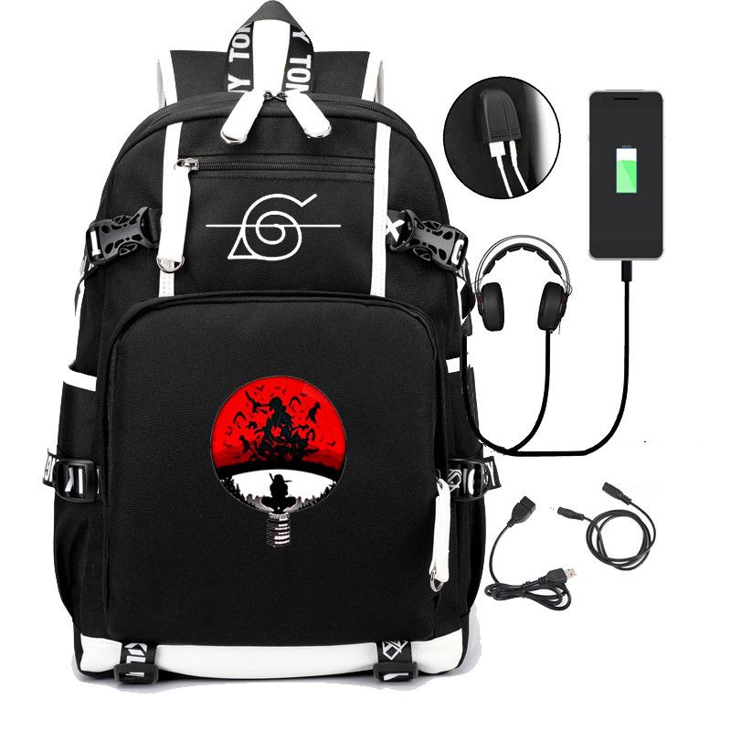 Fußball Bedruckter Studentenrucksack Multifunktionaler USB-Anschluss Große Kapazität Freizeit-Reiserucksack