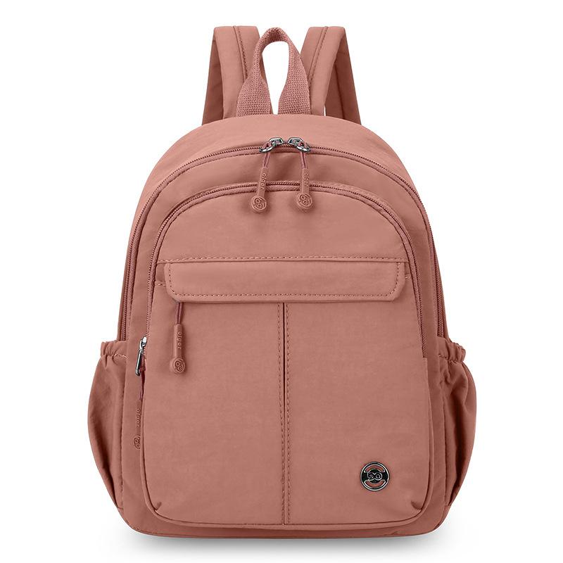 Lightweight Nylon Backpack for Women Casual Daypack Travel Shoulder Bag with Multi Pockets