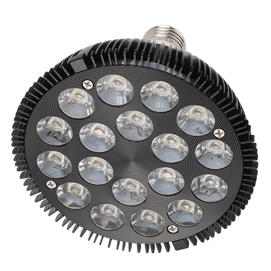 Pełne spektrum światła LED do akwarium, lampa do wzrostu roślin wodnych, 18 W, wykorzystuje 18 chipów LED 1 W, soczewkę optyczną 45 stopni, lekką, dobrą rozpraszalność ciepła