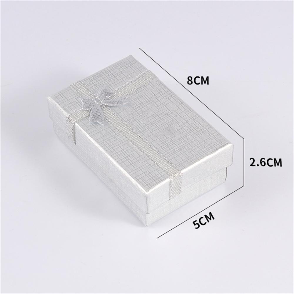 Jewelry Box For Engagement Ring Earrings Necklace Bracelet Bowknot Box Earrings Bracelets Boxes Shape Gift Packing Party Supply