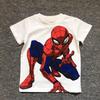 Japan  Hero Spider-Man Superman Boys Cotton T-Shirt Summer Cartoon Sweat Absorbing Children Short Sleeve Tide