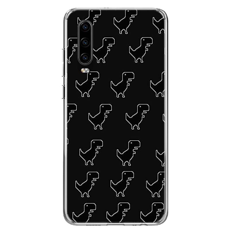 Cute Dinosaur Baby Fashion Cover Phone Case For Huawei P30 P20 P10 P40 P50 Pro Mate 20 40 30 10 Lite Popular Fundas Art Gift