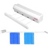 Estink Telescopic Clothesline, Retractable Clothes Rope Hanger with 4 Lines Dryer Lines Wall Mounted Drying Rack for Indoor Outdoor Use