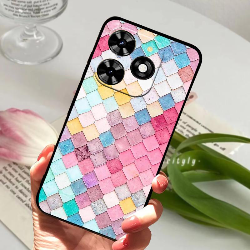 For Tecno Spark Go 2024 Case BG6 Shockproof Soft TPU Silicone Phone Cover For Tecno Spark Go 2024 Funda SparkGO Capa Cartoon