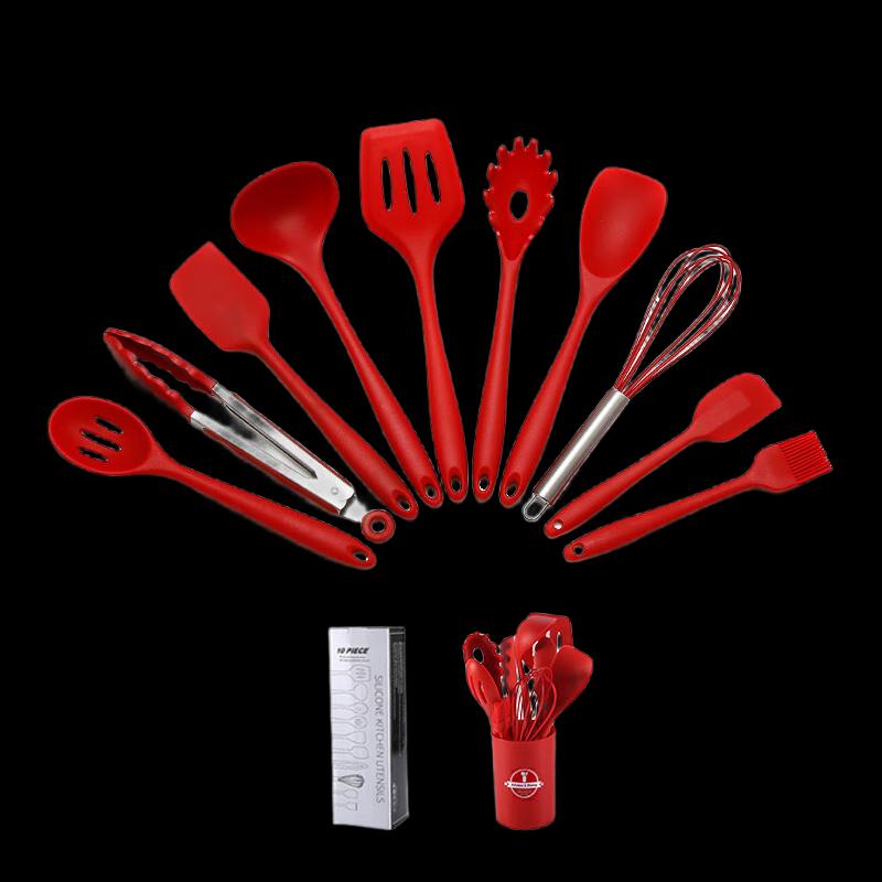 Yoshida Takumi 10-Piece Silicone Kitchen Utensil Set