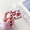 Case For Airpods Pro 4 2 Pro3 1 3 Pro2 Clear Earphone Cases Cover Fahion Red Lip Print
