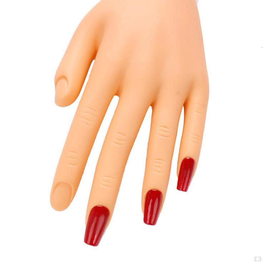 Hand for Acrylic Nails, Nails , Movable Manicure Tool, Training