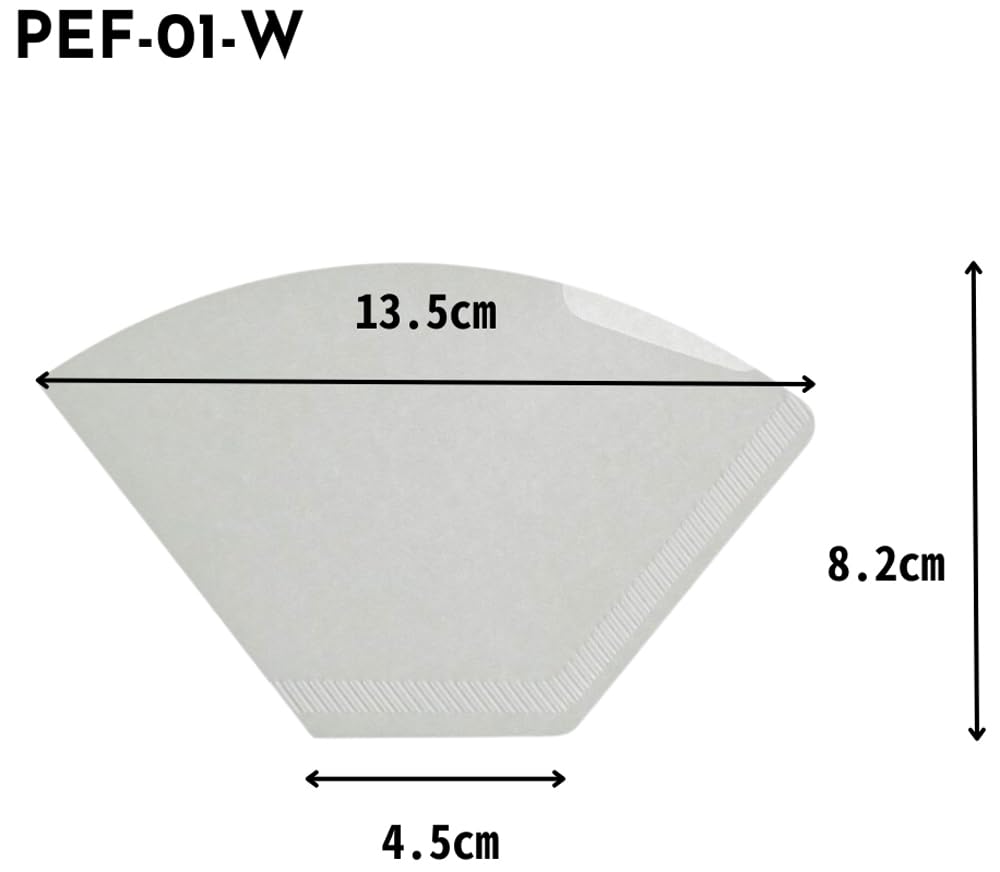 Hario Pegasus Coffee Paper Filters 01 W, 100 Filters, Made in Japan, 1-2 Cups, White, PEF-01-100W x 5 Packs [Used]