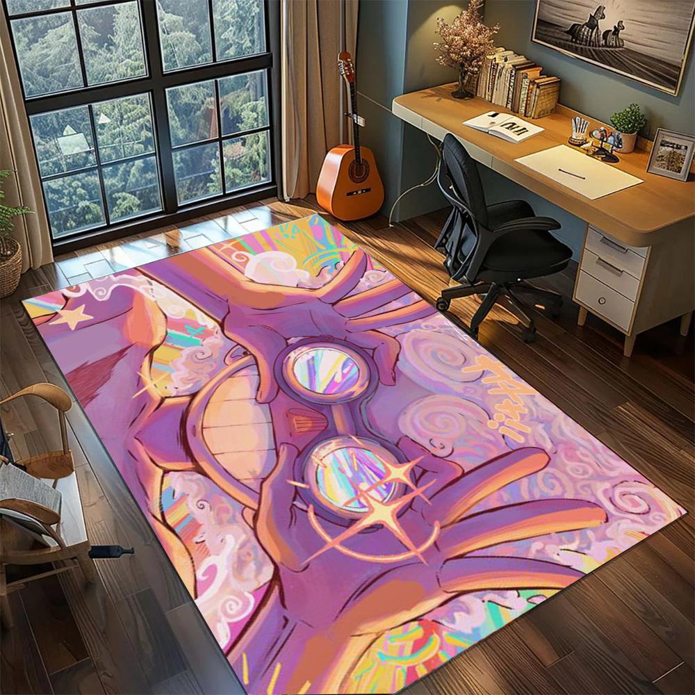 Luffy Carpet Big Area Home Decor, Non Slip Washable Floor Mat Rug Bedroom Gamer Room Interior.-TING
