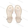 Fashion Clear Heels Female Sandal Flip Flops Platform Low-Heeled Shoes With Strap 2025 Summer Girls Corrective Block Low-heeled