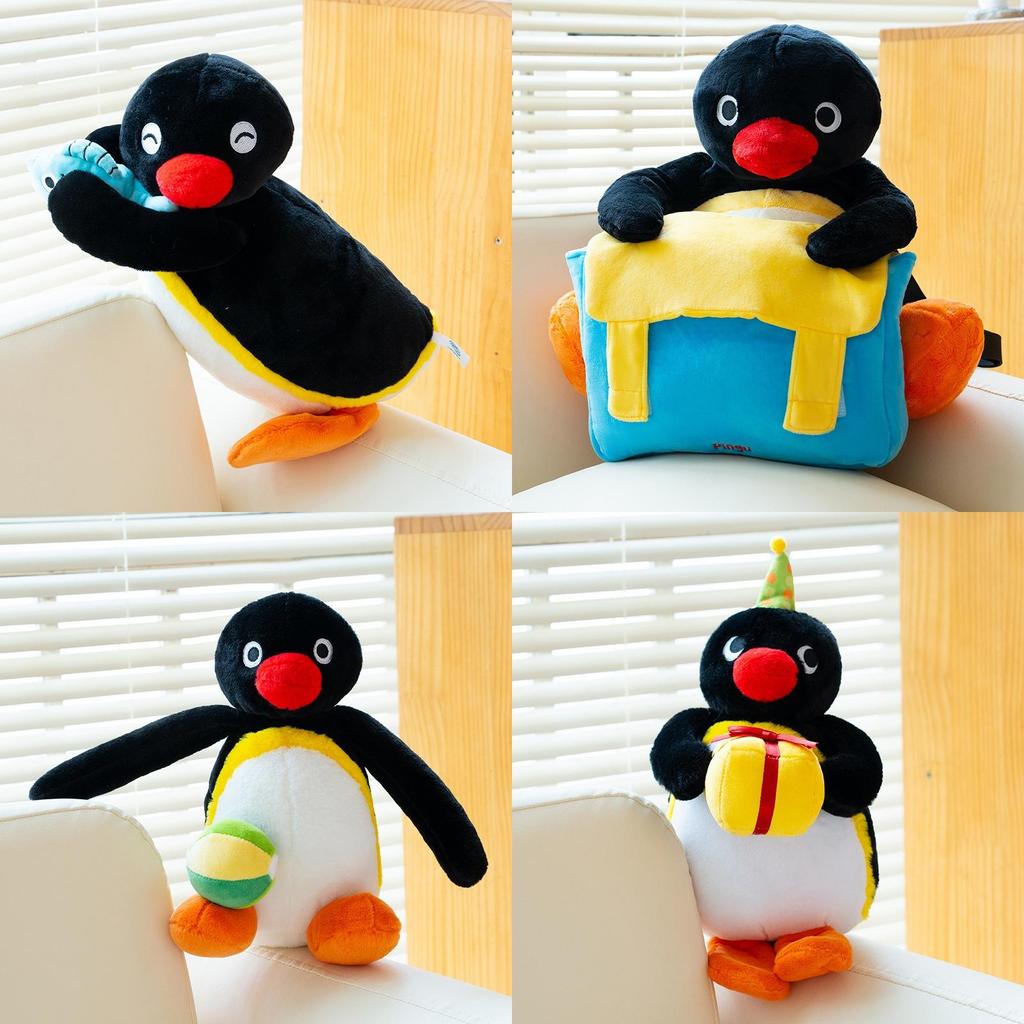Rozkošný plyšový tučniak Pingu, narodeninová torta, darček, mäkká hračka pre deti a dievčatá