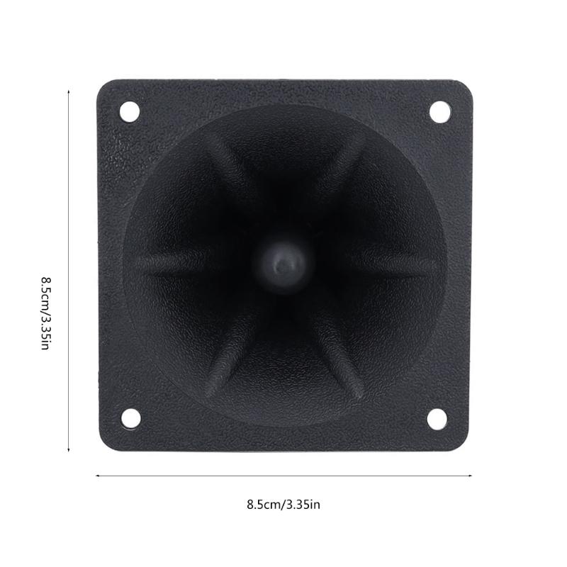 2 Stück 3 Zoll 85MM Hochtöner Piezoelektrische Hochtöner Lautsprecher Keramischer Summer Höhen Quadratischer Musiklautsprecher