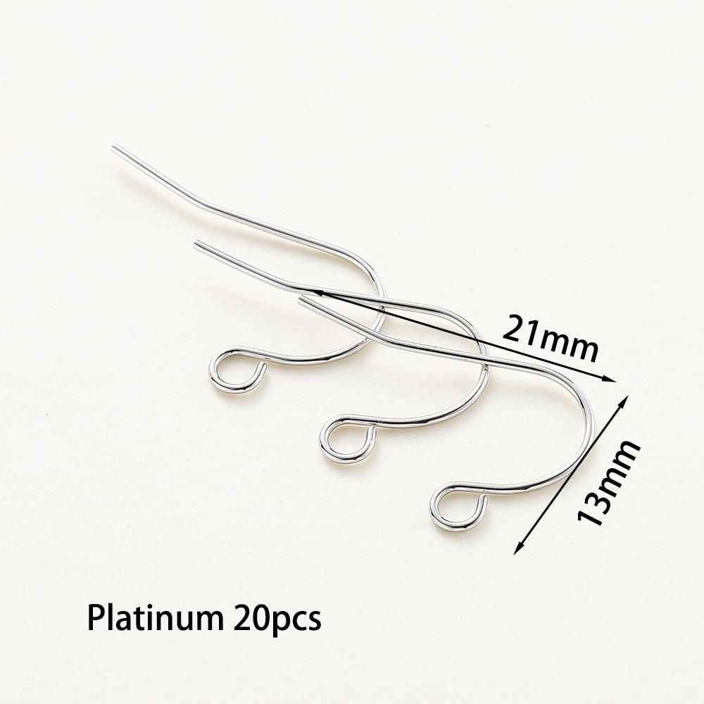 20 Stück/Los 6 Stile 14K 18K Vergoldete Ohrhaken mit Ohrbügel Ohrhaken Ohrringverschlüsse Zubehör für DIY Schmuckherstellung