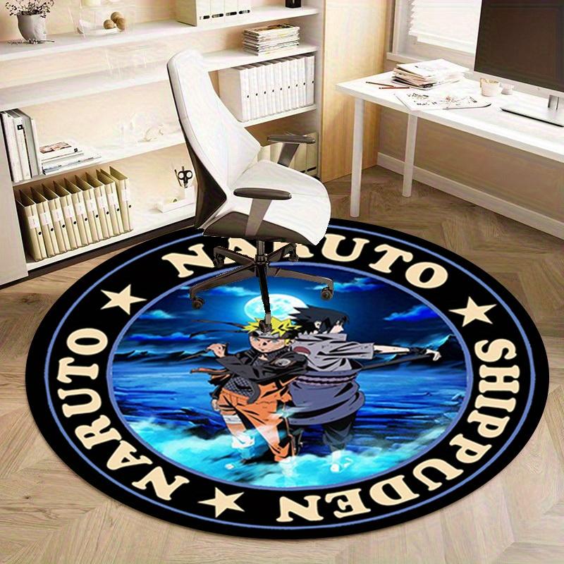 1pc Naruto Shippuden Anime Theme Circular Rug - Home Decor, Office Round Mat, Outdoor Carpet Gift for FansRC2768