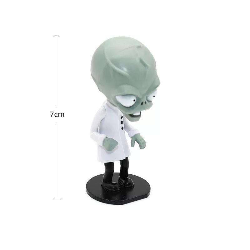 Растения против. Набор игрушек  Зомби : Регби Дэйв, Гигантский Доктор Зомби, Король, Мишень, Стручок гороха